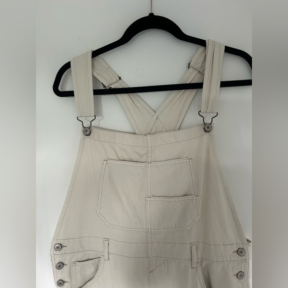 We The Free Ziggy Denim Overalls parchment color - Picture 4 of 11